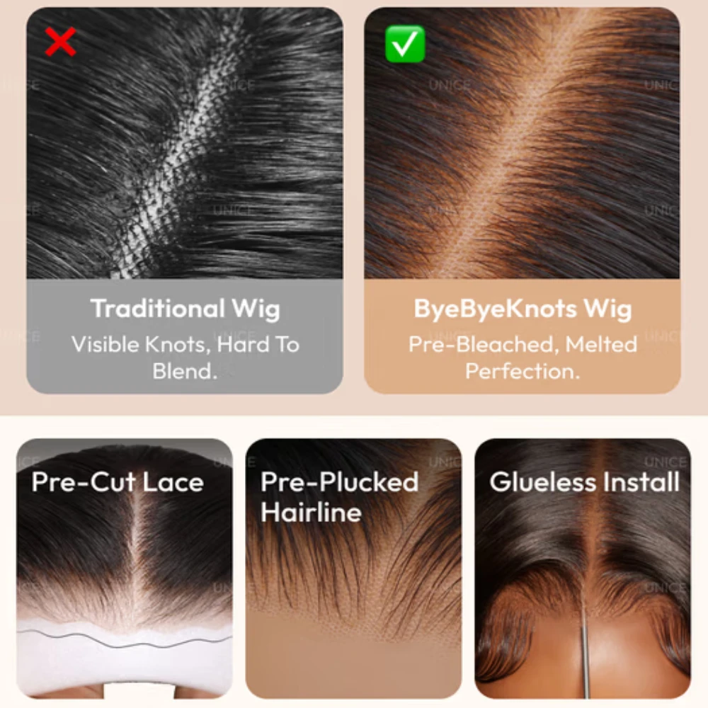 Yaki Straight Bob Wig | 7x5 / 13x4 Lace | Human Hair Glueless - Image 4