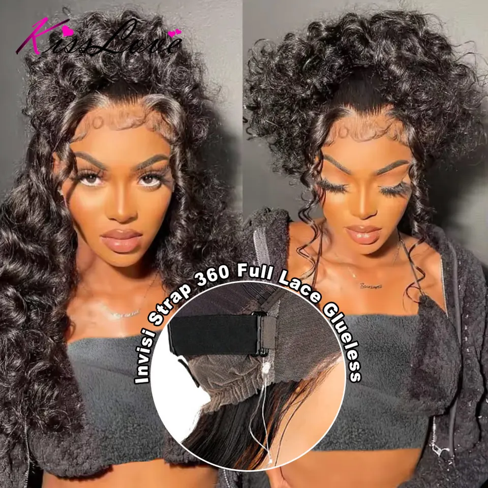 Deep Wave Human Hair Wig | HD Transparent Lace Front - Image 4
