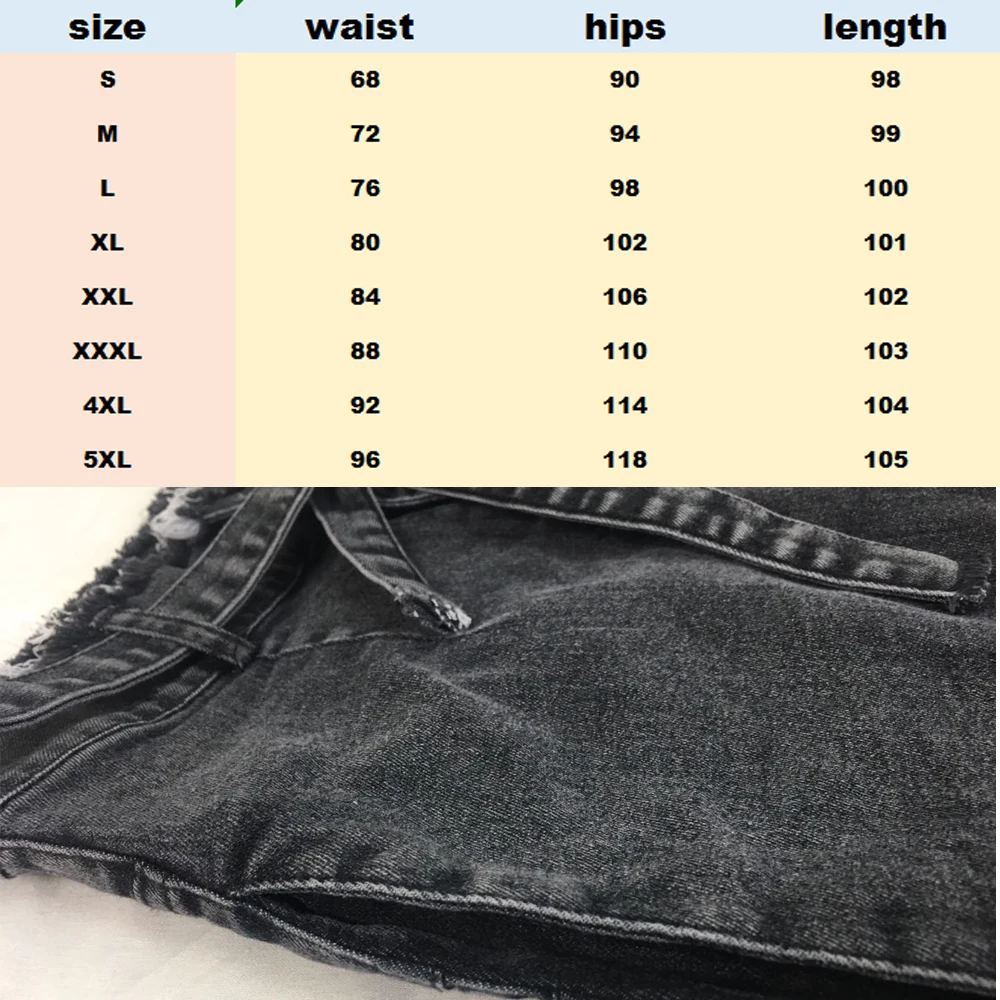 High Waist Jeans For Women Slim Stretch Denim Jean Bodycon Tassel Belt Bandage Skinny Push Up Jeans Woman clothe 4XL 5XL - AliExpress - Image 6