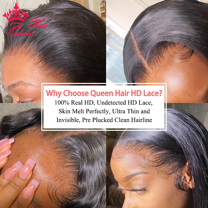 Raw Human Hair Body Wave Wig | HD Melt Lace - Image 2