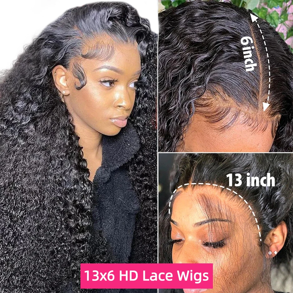 Water Wave Wig | 13x6 HD Lace Front | Pre-Plucked Human Hair - Image 5