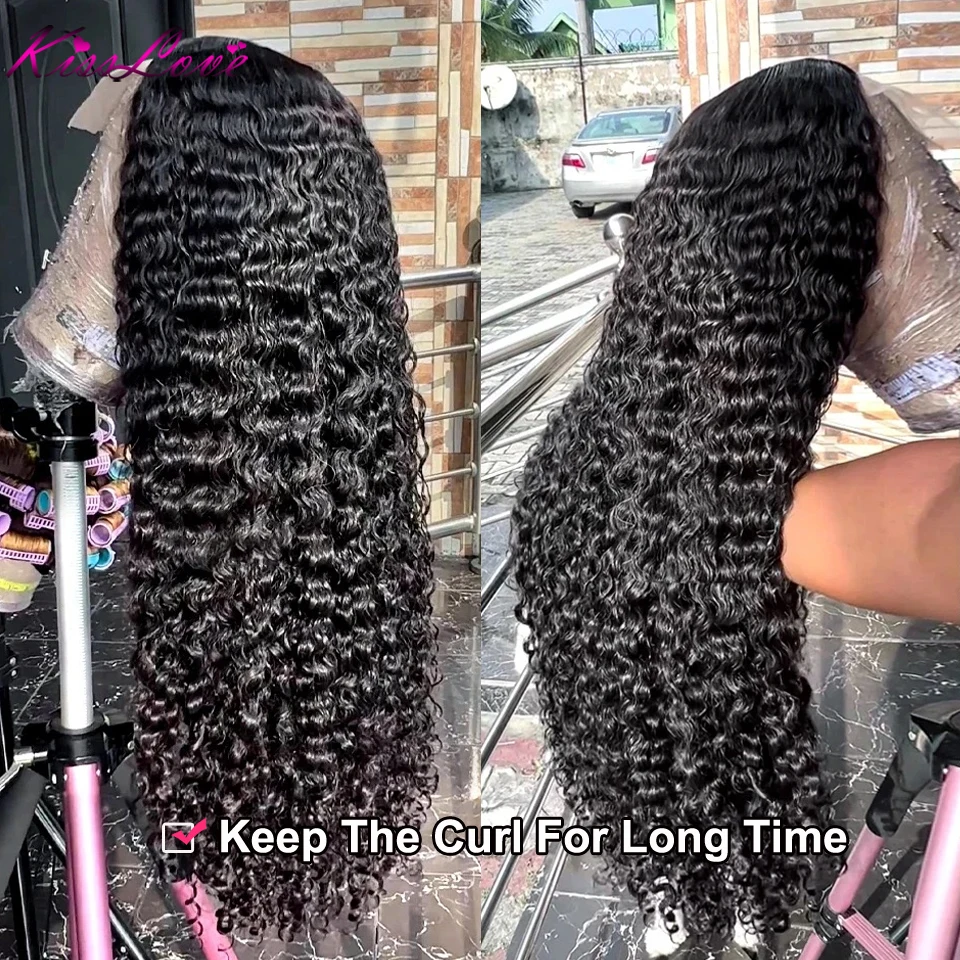 Deep Wave Human Hair Wig | HD Transparent Lace Front - Image 3