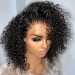 Brazilian Deep Wave Bob Wig – HD Lace Front Human Hair