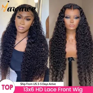 Water Wave Wig | 13x6 HD Lace Front | Pre-Plucked Human Hair