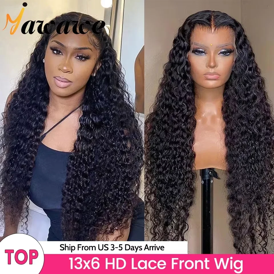 Water Wave Wig | 13x6 HD Lace Front | Pre-Plucked Human Hair
